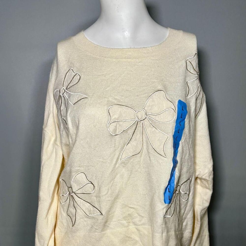 Unbranded Women's Cream Jumper